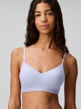 Calvin Klein Women's Form to Body Lightly Lined Bralette Saltwater, Medium, NWT